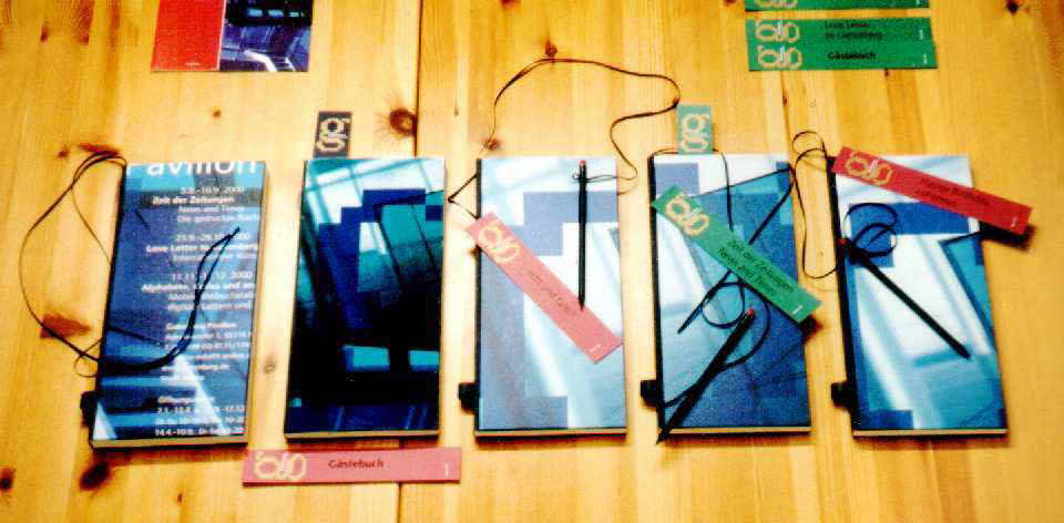 BuchbindeAtelier . Kochinke
G&auml;steb&uuml;cher Gutenberg-Pavillon